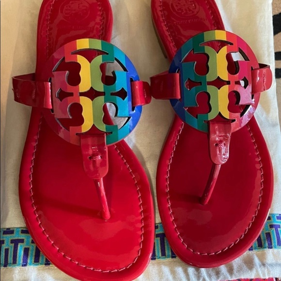 SOLD!!! Rainbow 🌈 Miller Sandals - Picture 3 of 5
